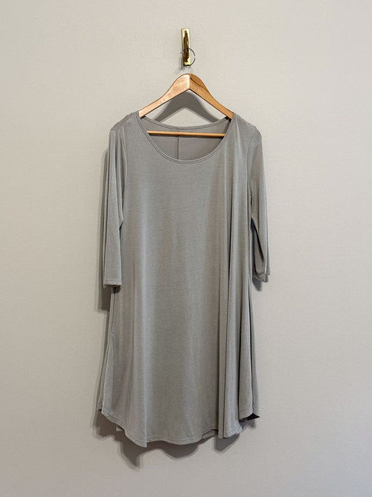 LIGHT GREY DRESS